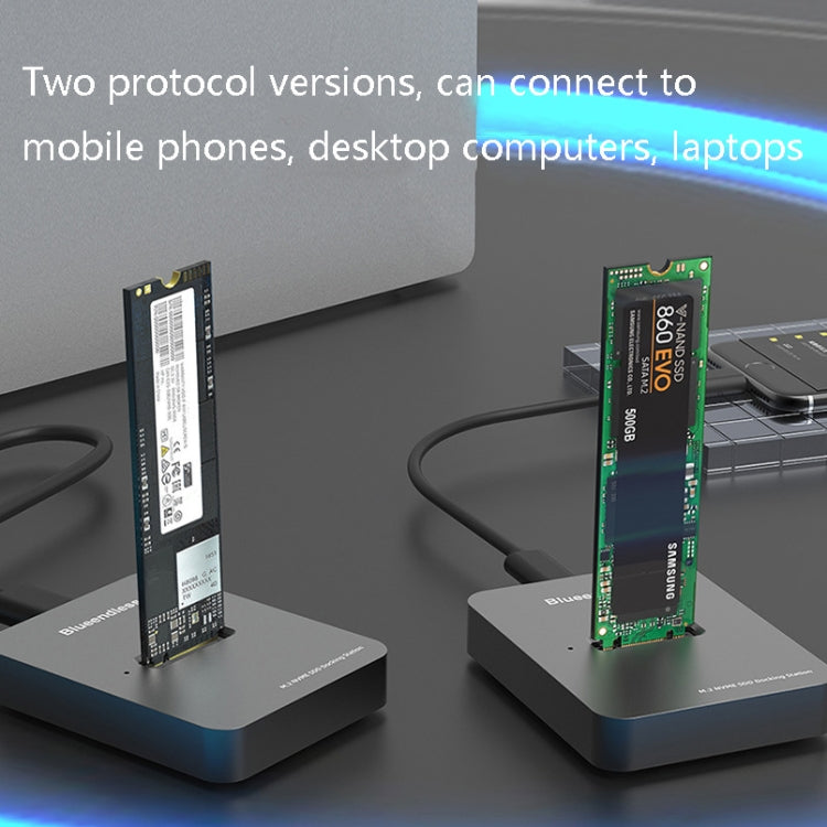 M.2 NGFF / NVME Solid State Drive Bottom USB3.1 Notebook Externe SSD, SD01 (M.2 SATA Protocol), SD02 (M.2 NVME Protocol)
