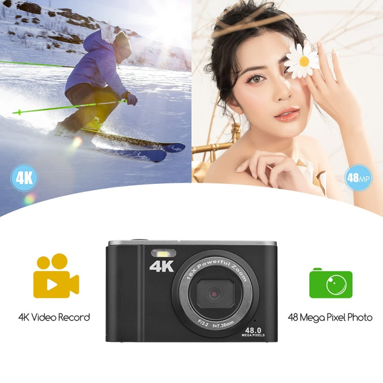 DC303A 2,8-Zoll 4K 16X Zoom HD Digitalkamera Mini Kinderfotografiekamera, US Plug, EU Plug, UK Plug, AU Plug