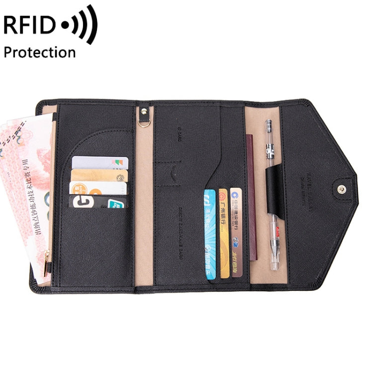 1655 RFID Anti-Magnetische Anti-Diebstahl Reise/Dokumenten/Karten/ Passtasche