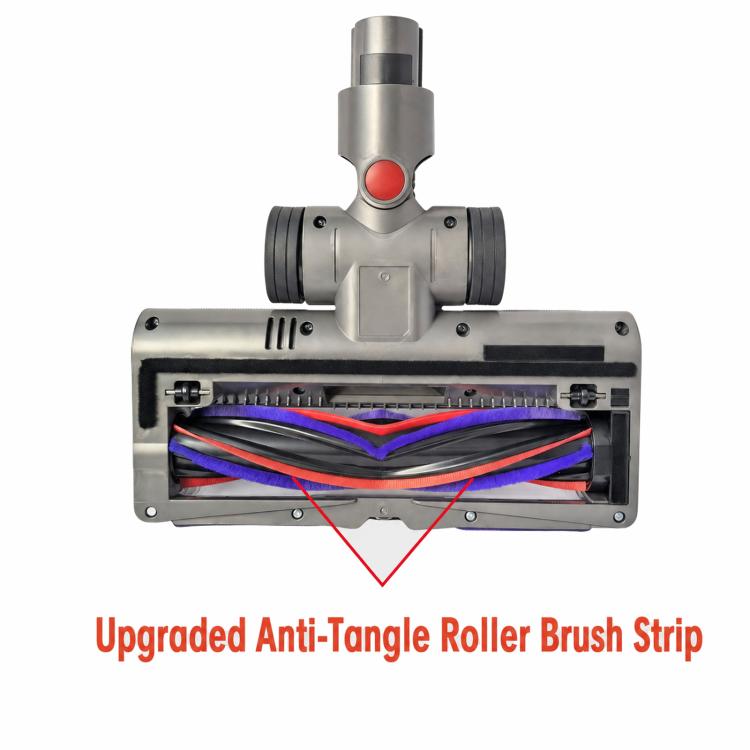 Weiche Walzenbürste und Anti-Verwicklungsbürsten-Set für Dyson V7, V8, V10, V11 und V15 Staubsauger mit grüner LED-Staubleuchte