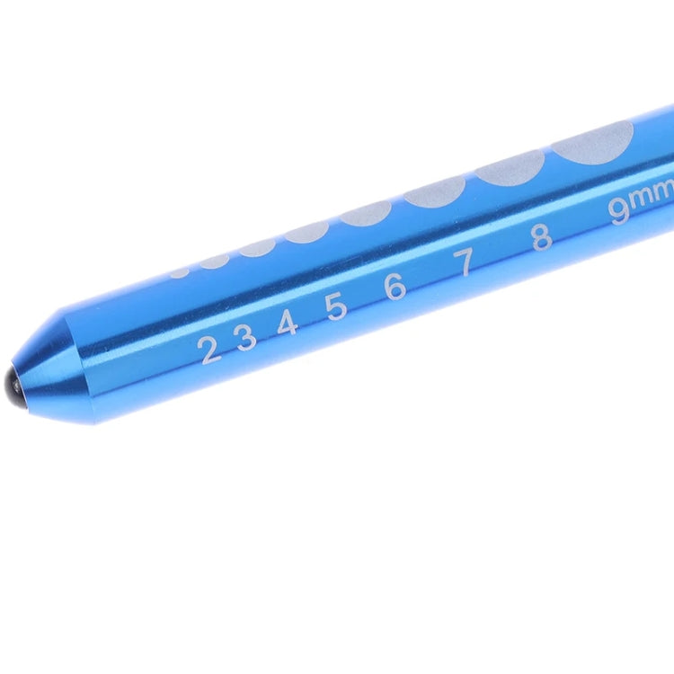Multifunktionale Stift-Taschenlampe mit abgestufter LED-Stiftlampe Blau
