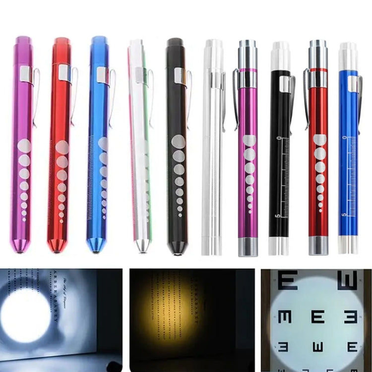 Multifunktionale Stift-Taschenlampe mit abgestufter LED-Stiftlampe Blau