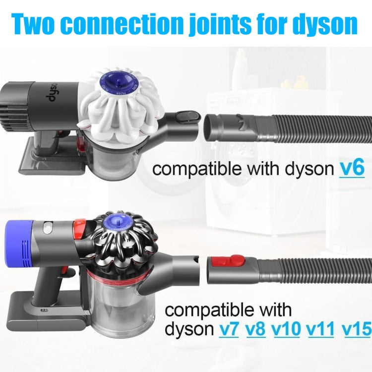 Kabelloses Staubsauger-Trockner-Entlüftungsreinigungsset mit Schlauchaufsatz, For Dyson V7 V8 V10 V11 V15 G5 Purple, For Dyson V6 / DC Purple, For Dyson V7  V8  V10 V11  V15 G5 Gray, For Dyson V6 / DC Gray