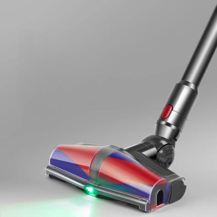 Dual Motor Soft Roller Reinigungskopf für Dyson V10 Slim / V12 Slim Anti-Tangle Bürste, Grünes Licht Staubanzeige (E0008), E0008 For Dyson V10 Slim / V12 Slim