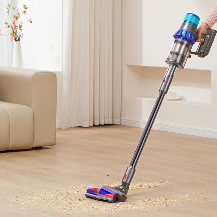 Dual Motor Soft Roller Reinigungskopf für Dyson V10 Slim / V12 Slim Anti-Tangle Bürste, Grünes Licht Staubanzeige (E0008), E0008 For Dyson V10 Slim / V12 Slim