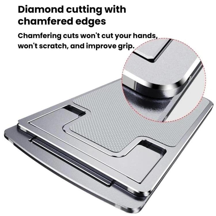 Universeller Metall-Tischständer für Handys und Tablets (Silber)