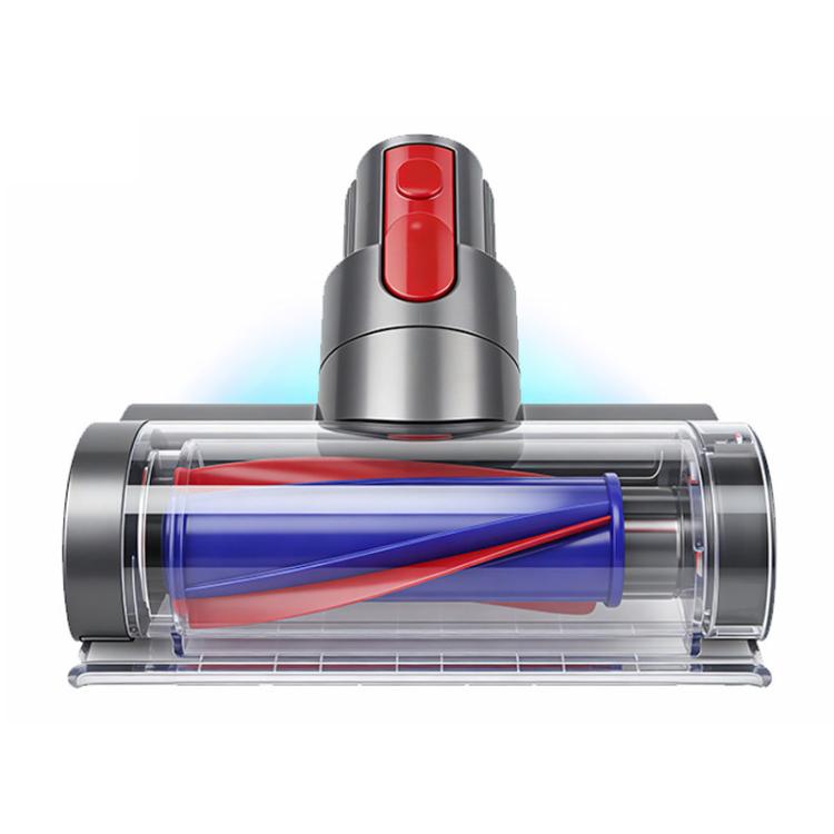Elektrische Matratzenbürste mit leichter Anti-Verwicklungsdüse, für Dyson V7 / V8 / V10 / V11 / V15, With Light