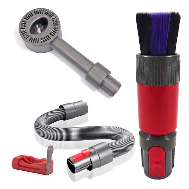 Kratzfreies Staubpinsel-Zubehörset für Dyson V7 V8 V10 V11 V15 Staubsauger-Aufsatzset, 3-in 1 Red, 3-in-1 Gray, 4-in-1 Red, 4-in-1 Gray