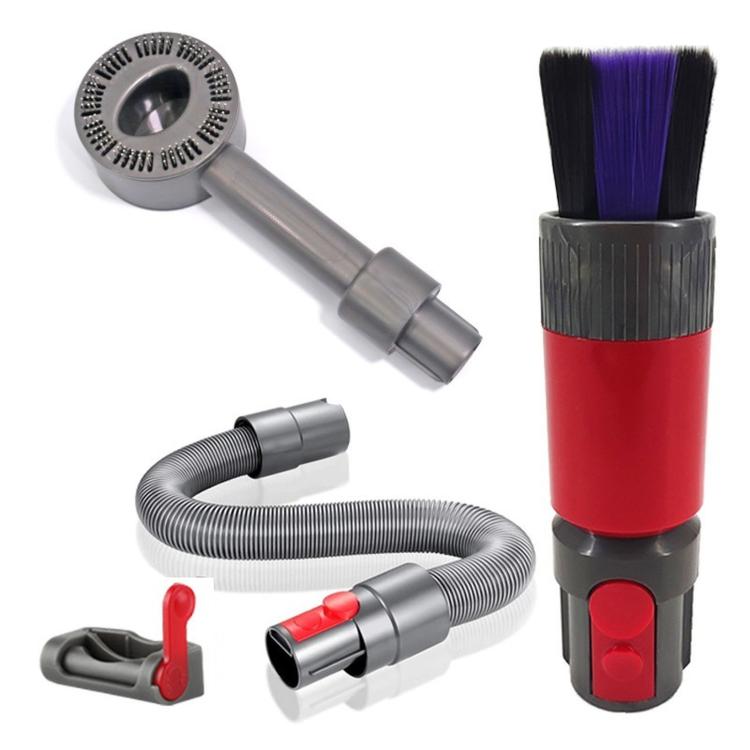 Kratzfreies Staubpinsel-Zubehörset für Dyson V7 V8 V10 V11 V15 Staubsauger-Aufsatzset, 3-in 1 Red, 3-in-1 Gray, 4-in-1 Red, 4-in-1 Gray
