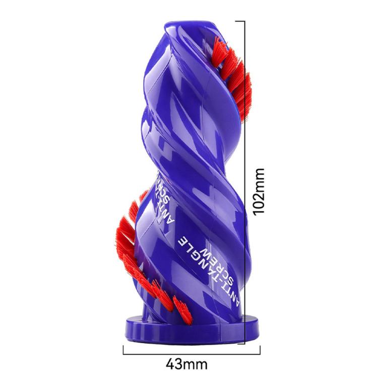 Anti-Verhedderungs-Kegelbürstenwalze als Ersatz für Dyson V7 / V8 / V10 / V11 / V12 / V15 / V10 Slim Hair Screw Mite Tool, Conical Brush Roller