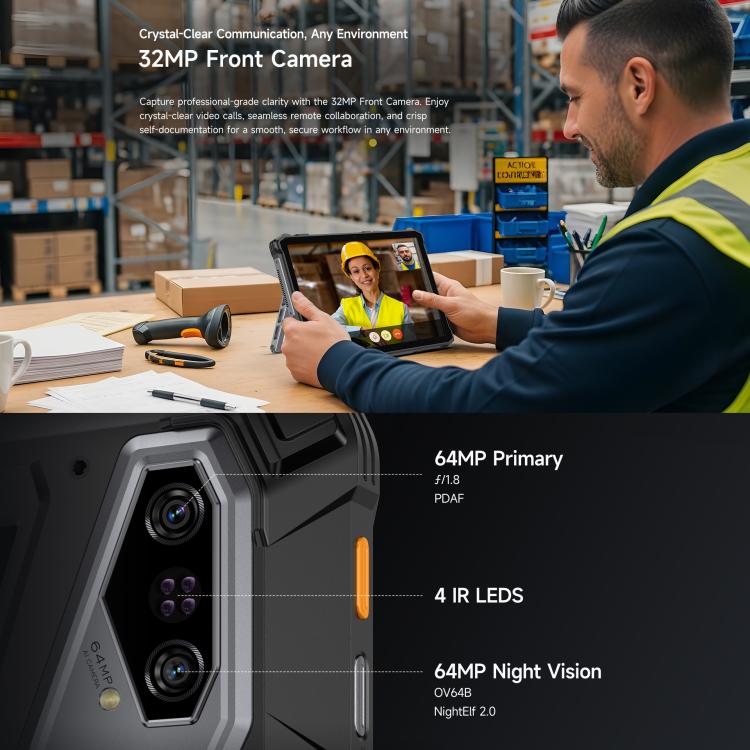 Ulefone Armor Pad 5 Ultra Tablet PC mit Projektor, 12 GB + 512 GB, 11 Zoll