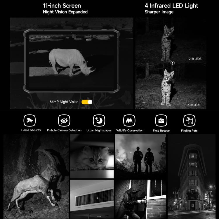 Ulefone Armor Pad 5 Pro Tablet PC, 12 GB + 512 GB, 11 Zoll