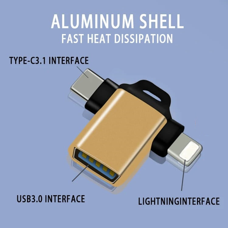 2/3-in-1 OTG Adapter USB 3.0 Datenübertragungswandler