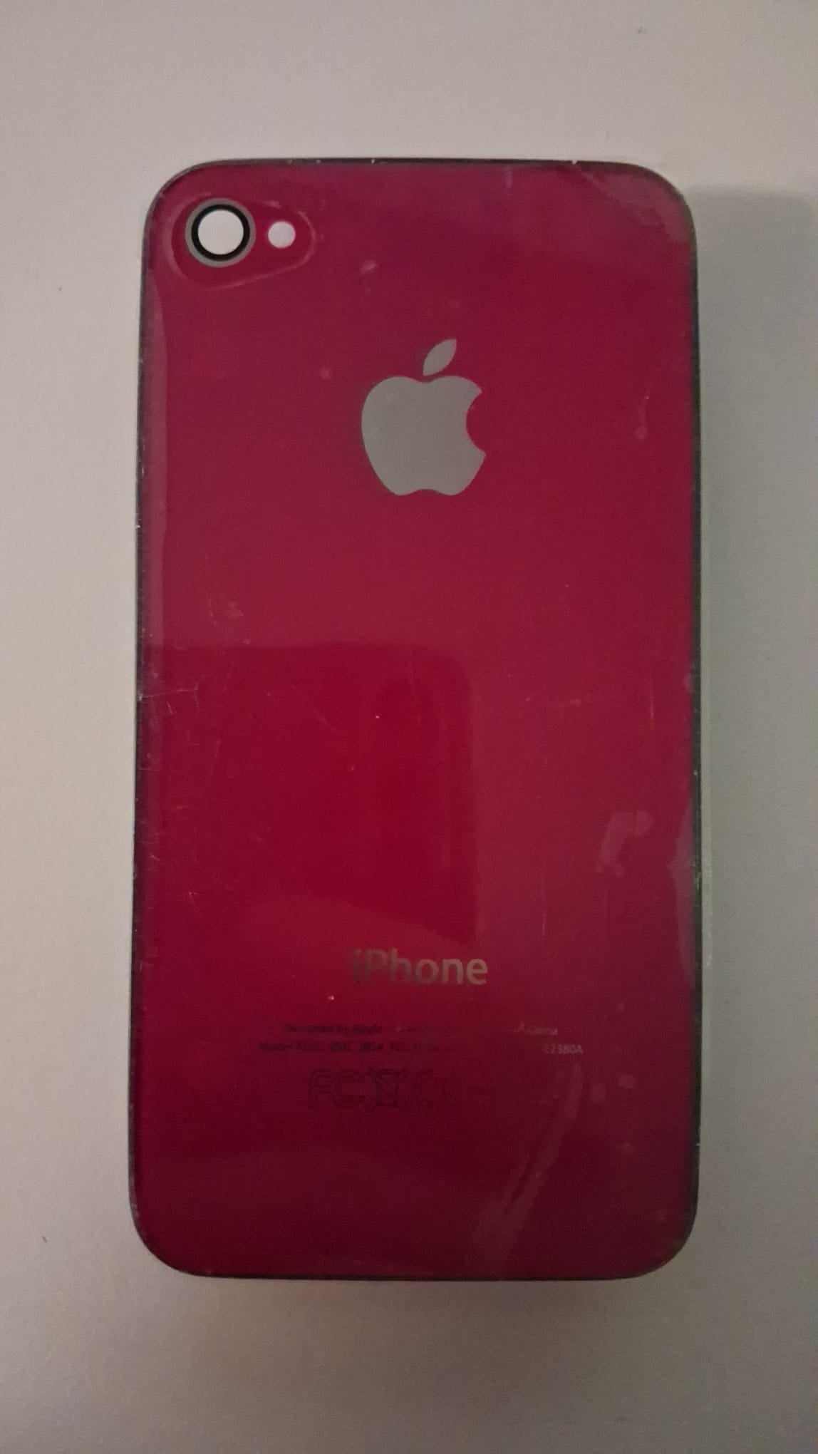 Backcover zum Schrauben für iPhone 4S – Dunkel Rosa Cover