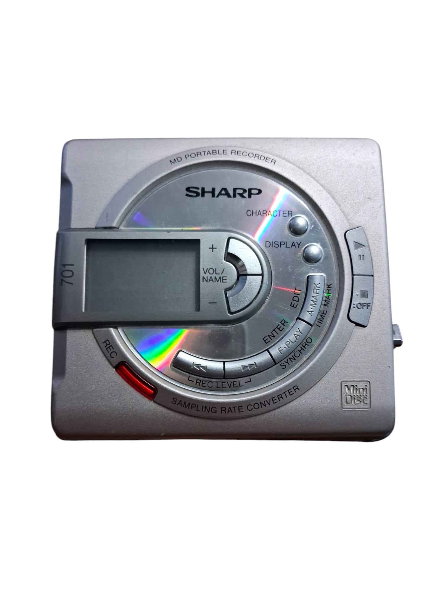 Sharp MD-MS701H Tragbarer MiniDisc-Player/Recorder (Gebraucht Artikel)