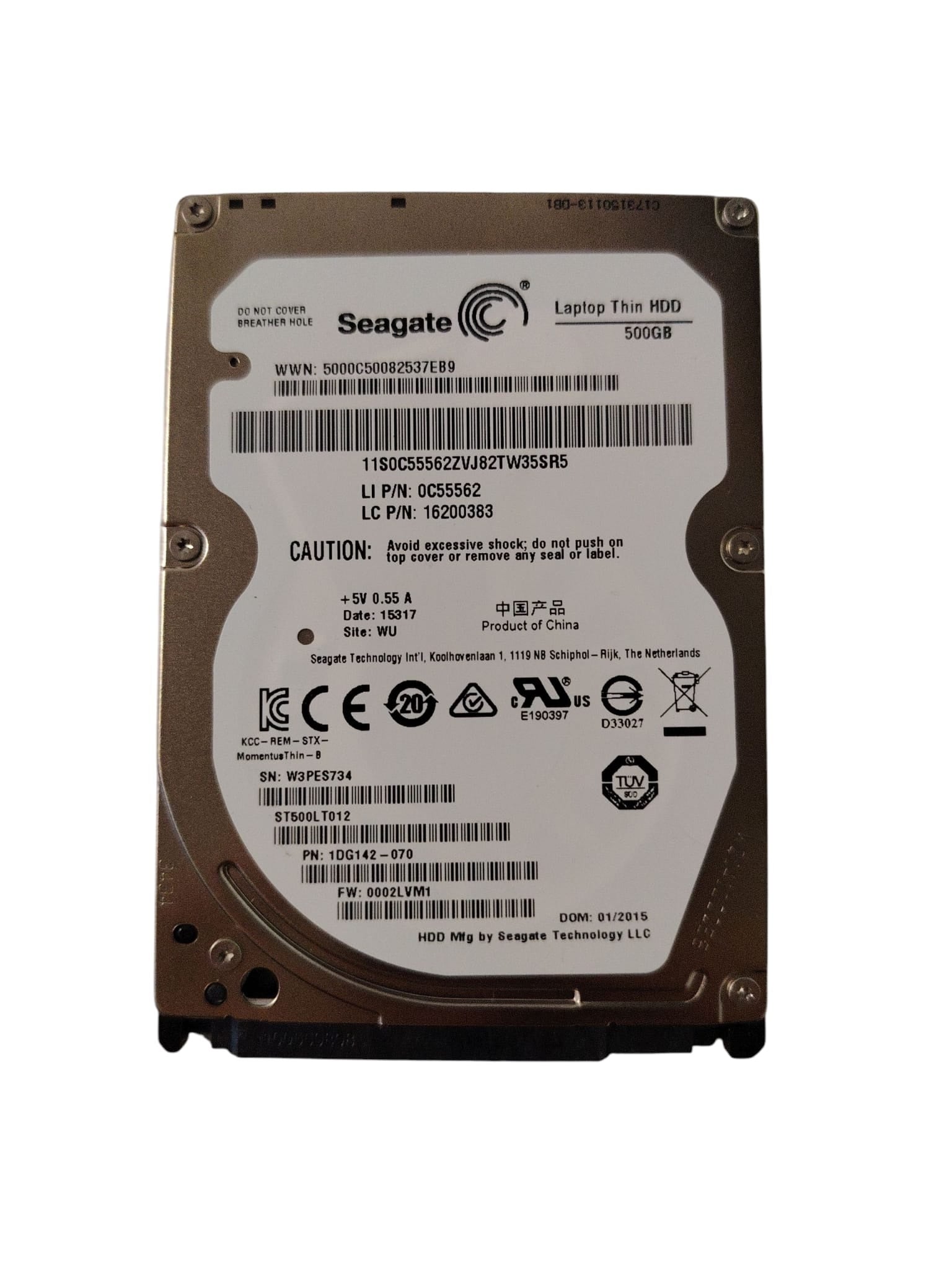 Seagate 2.5" HDD 500GB Laptop Thin HDD
