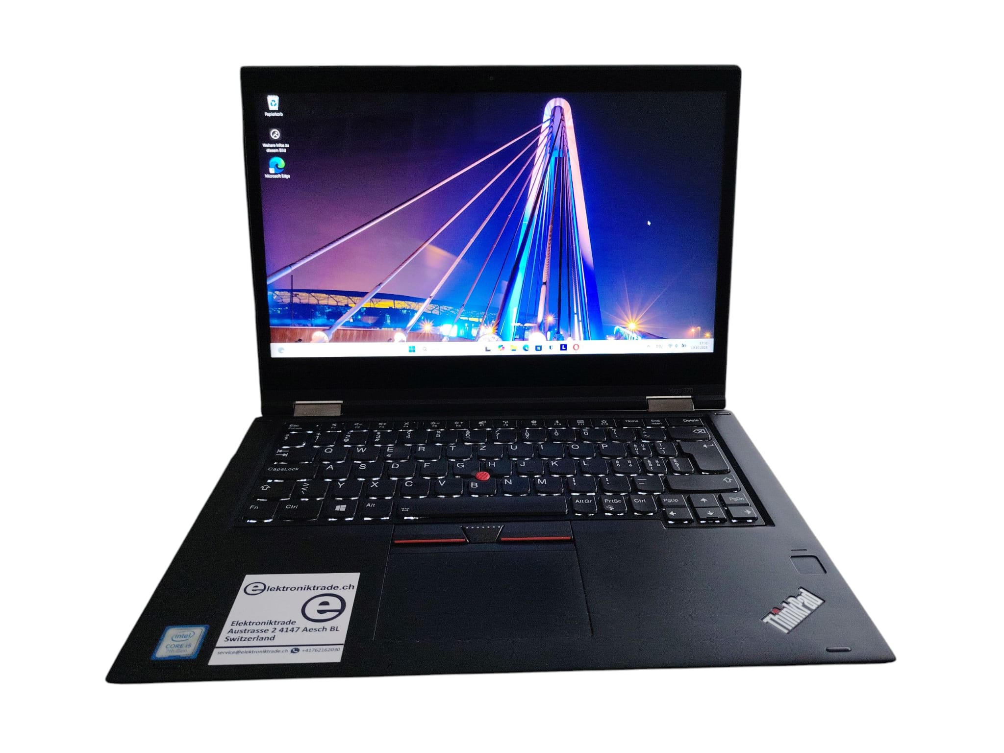 Lenovo Yoga 370 i5-7200U CPU 2.50GHz mit Windows 11 Pro/8GB Ram/240GB SSD ( Gebraucht Artikel )
