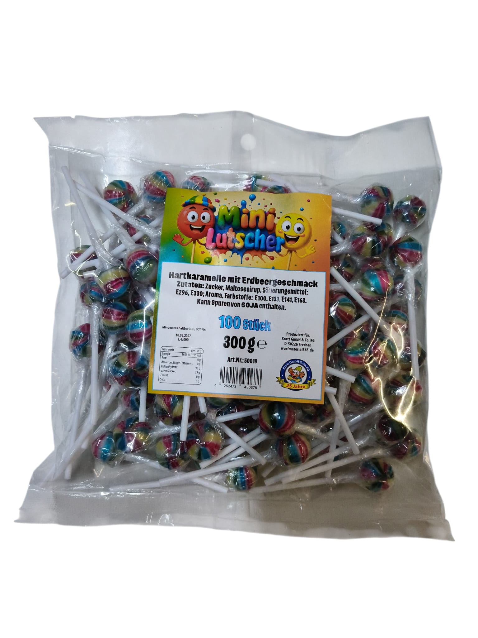 100 x Mini Lutscher, insgesamt 300g