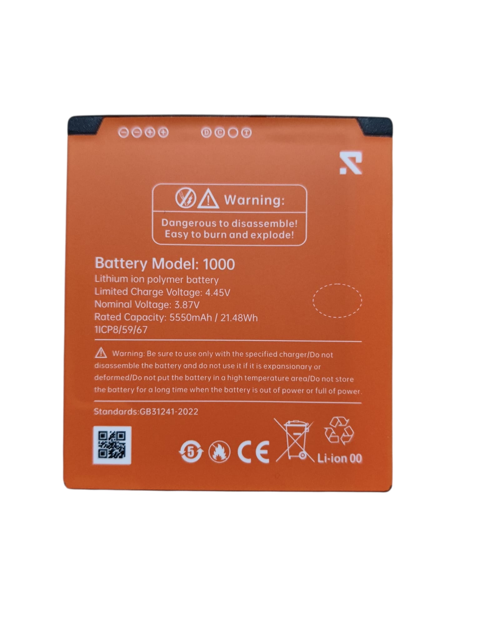 Ersatz Akku für Rugone Xever 7 Pro/Xever 7 Model: 1000 5550mAh