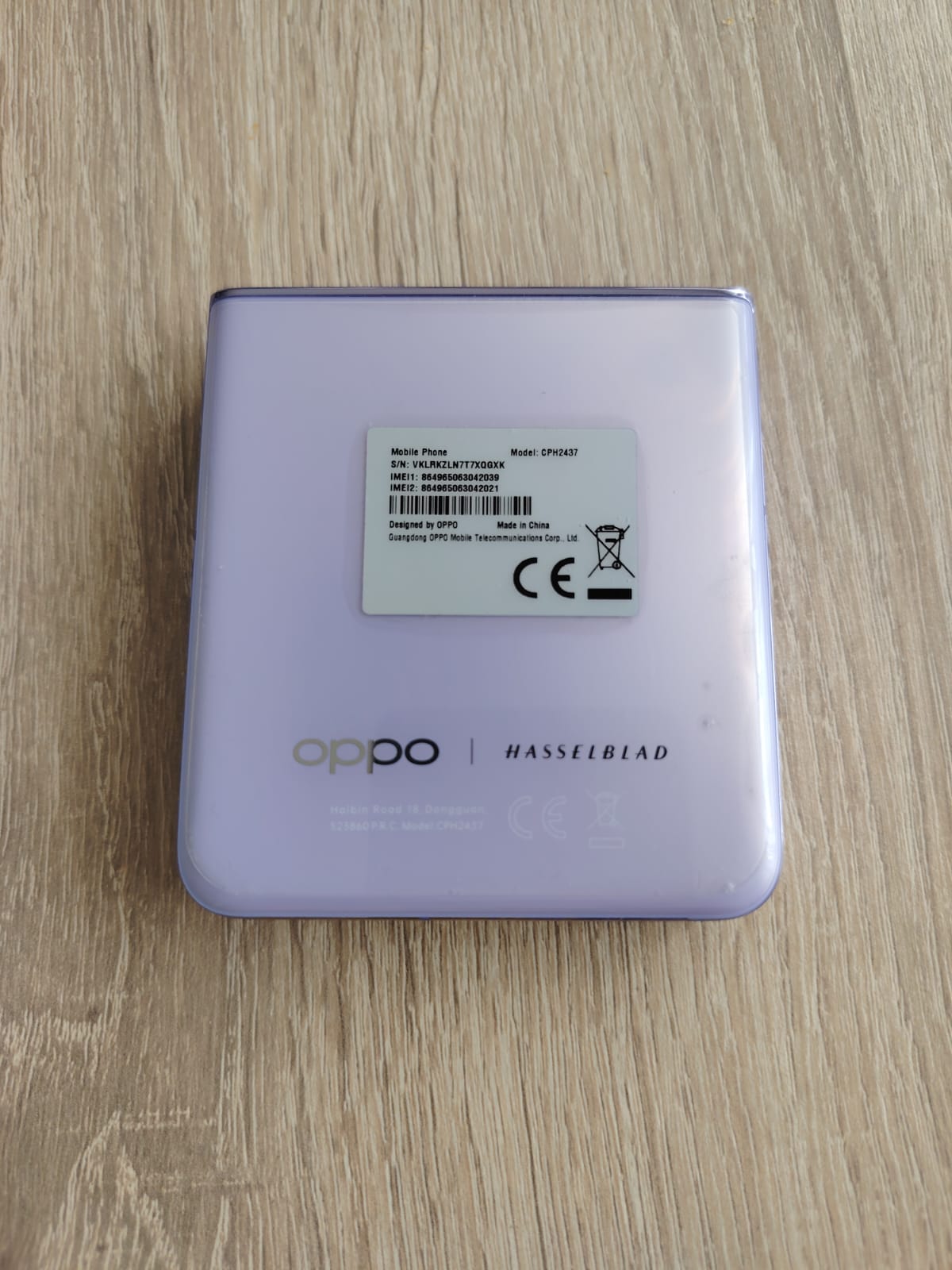 OPPO Find N2 Flip (256 GB, Moonlit Purple, Dual SIM, 5G) (Gebraucht Artikel mit Garantie bis 17.03.2026 )