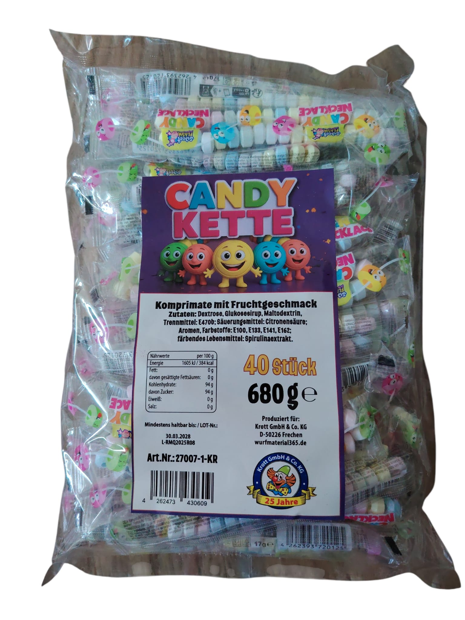40 x Candy Uhr je 13,5g, insgesamt 540g