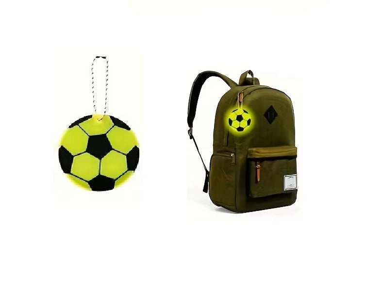 Reflektierender Fußballanhänger für Rucksäcke, Schlüsselbund
