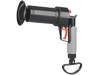 AGT XL-Pressluft-Rohrreiniger mit handlichem Pistolengriff und 4 Aufsätzen Elektroniktrade Switzerland