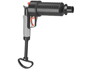 AGT XL-Pressluft-Rohrreiniger mit handlichem Pistolengriff und 4 Aufsätzen Elektroniktrade Switzerland
