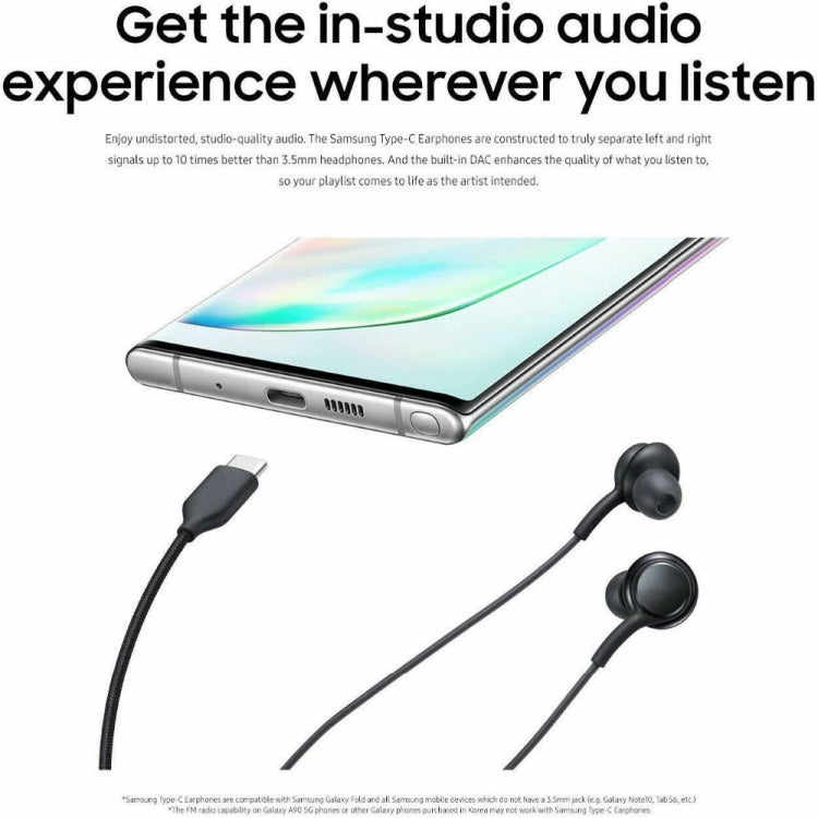 AKG AKG Typ-C Digital Chip Kopfhörer für Samsung Note 10 Schwarz/ Weiss Elektroniktrade Switzerland