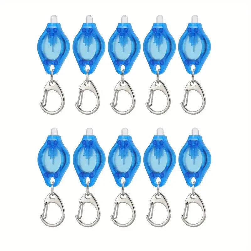 Alonefire Mini-LED-Schlüsselanhänger-Taschenlampe, 150 Lumen - Blaues Licht elektroniktrade Switzerland