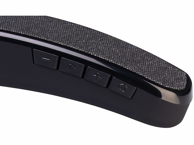 auvisio 2in1-Akku-TV-Nackenlautsprecher mit Bluetooth, Freisprechen, MP3 Elektroniktrade Switzerland