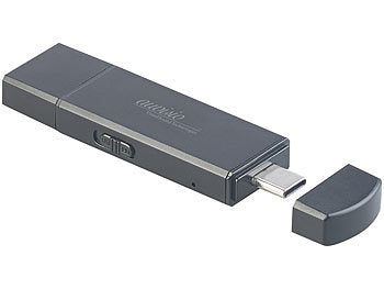 auvisio 2in1-USB-Stick & Voice-Recorder, VOX-Funktion, 20 Std., 8 GB, OTG Elektroniktrade Switzerland