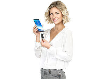 auvisio 2in1-USB-Stick & Voice-Recorder, VOX-Funktion, 20 Std., 8 GB, OTG Elektroniktrade Switzerland