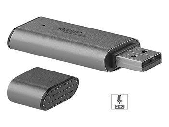 auvisio Digitaler Voice-Recorder, geräuschaktivierte Aufnahme, 30 Std., 8 GB Elektroniktrade Switzerland