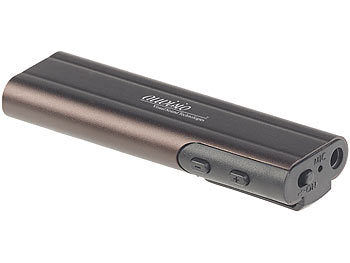 auvisio Digitaler Voice-Recorder, geräuschaktivierte Aufnahme, 8 GB Elektroniktrade Switzerland