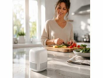 auvisio KI-Sprachassistent mit ChatGPT,360° Sprachausgabe, Smarthome-Steuerung elektroniktrade Switzerland