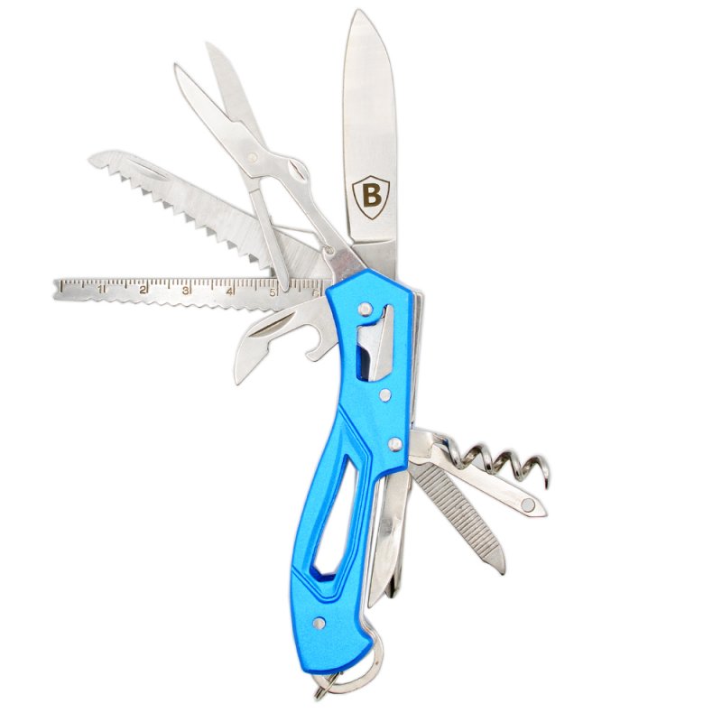 B-Camping Taschenmesser aus Edelstahl mit 15 Funktionen Elektroniktrade Switzerland