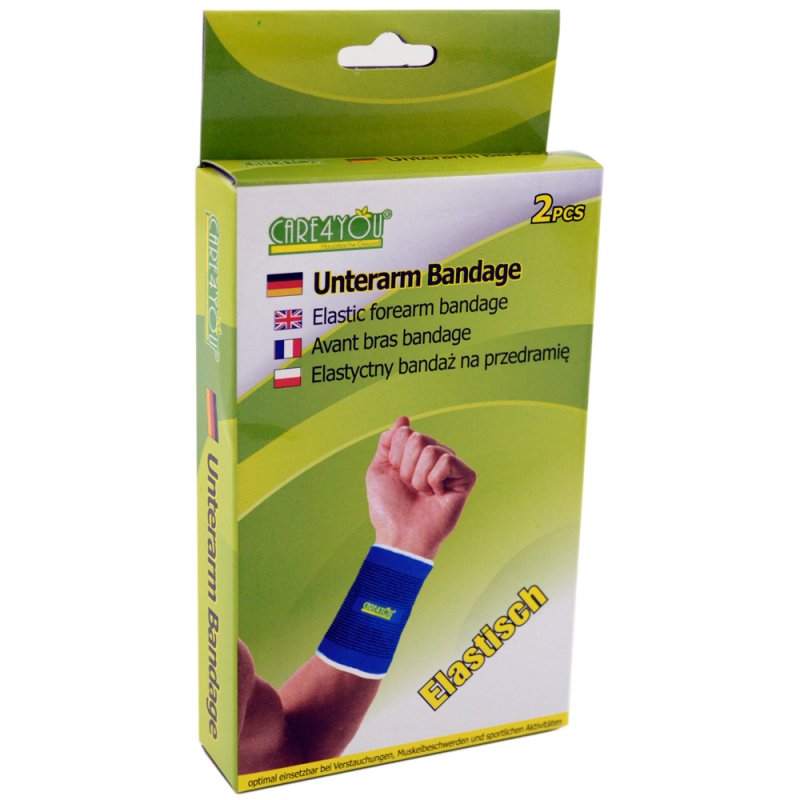 B-Care Bandagen für Fussgelenk, Ellenbogen, Knie, Handgelenk, Unterarm 1er Set Elektroniktrade Switzerland