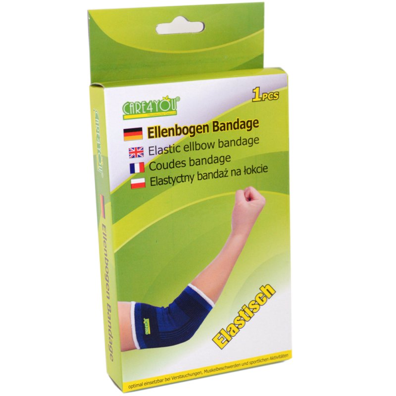 B-Care Bandagen für Fussgelenk, Ellenbogen, Knie, Handgelenk, Unterarm 1er Set Elektroniktrade Switzerland