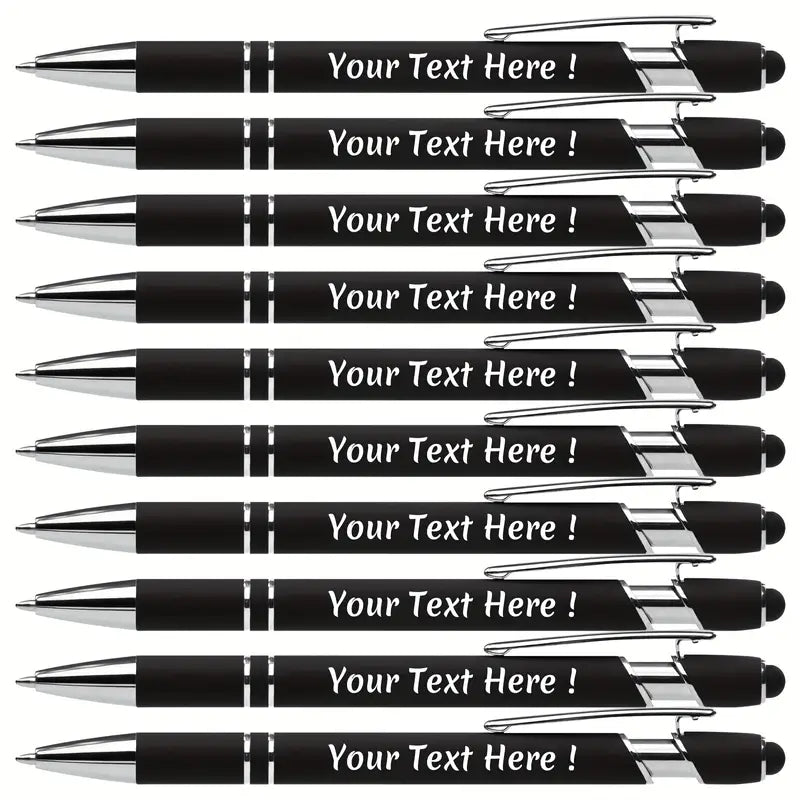 10 Stück Individuell Gravierte Personalisierte Stifte Mit Stylus