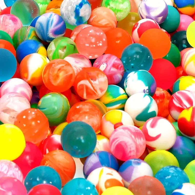 100er-Pack hochwertige Gummibälle, federlose kleine Springbälle