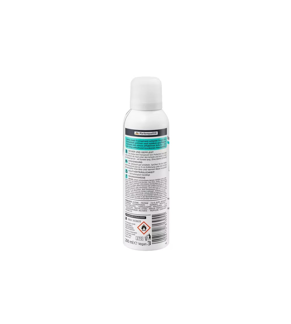 Balea Antitranspirant Deospray 5in1 protection, 200 ml Elektroniktrade Switzerland