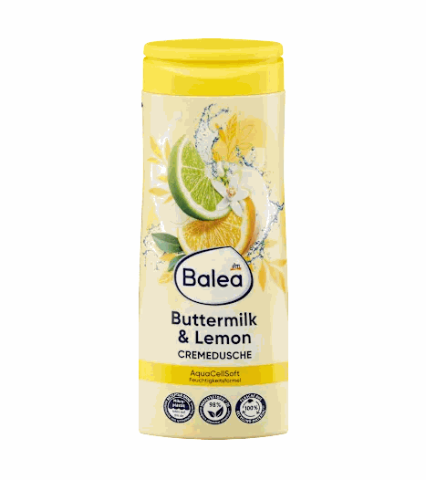 Balea Cremedusche Buttermilk & Lemon, 300 ml Elektroniktrade Switzerland