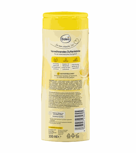 Balea Cremedusche Buttermilk & Lemon, 300 ml Elektroniktrade Switzerland