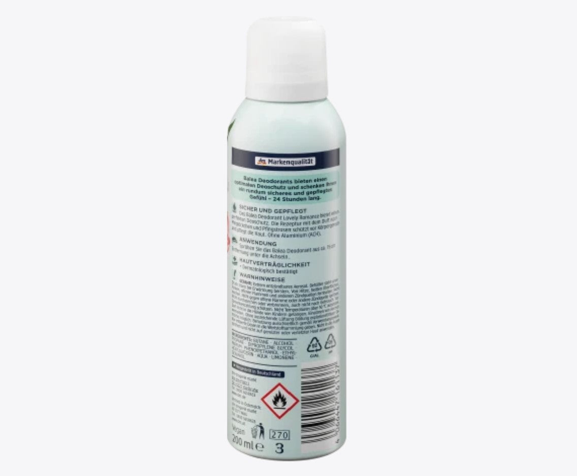 Balea Deospray Lovely Romance, 200 ml Elektroniktrade Switzerland