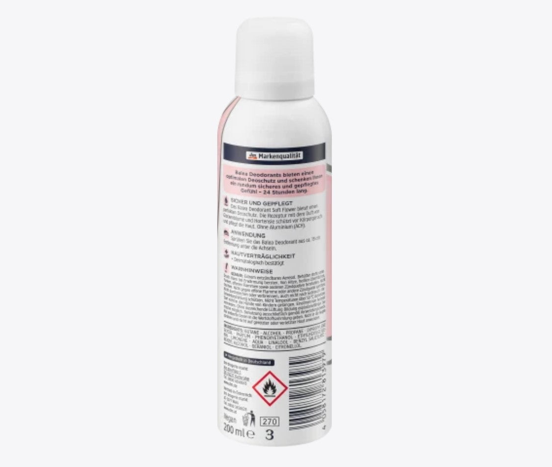 Balea Deospray Soft Flower, 200 ml Elektroniktrade Switzerland