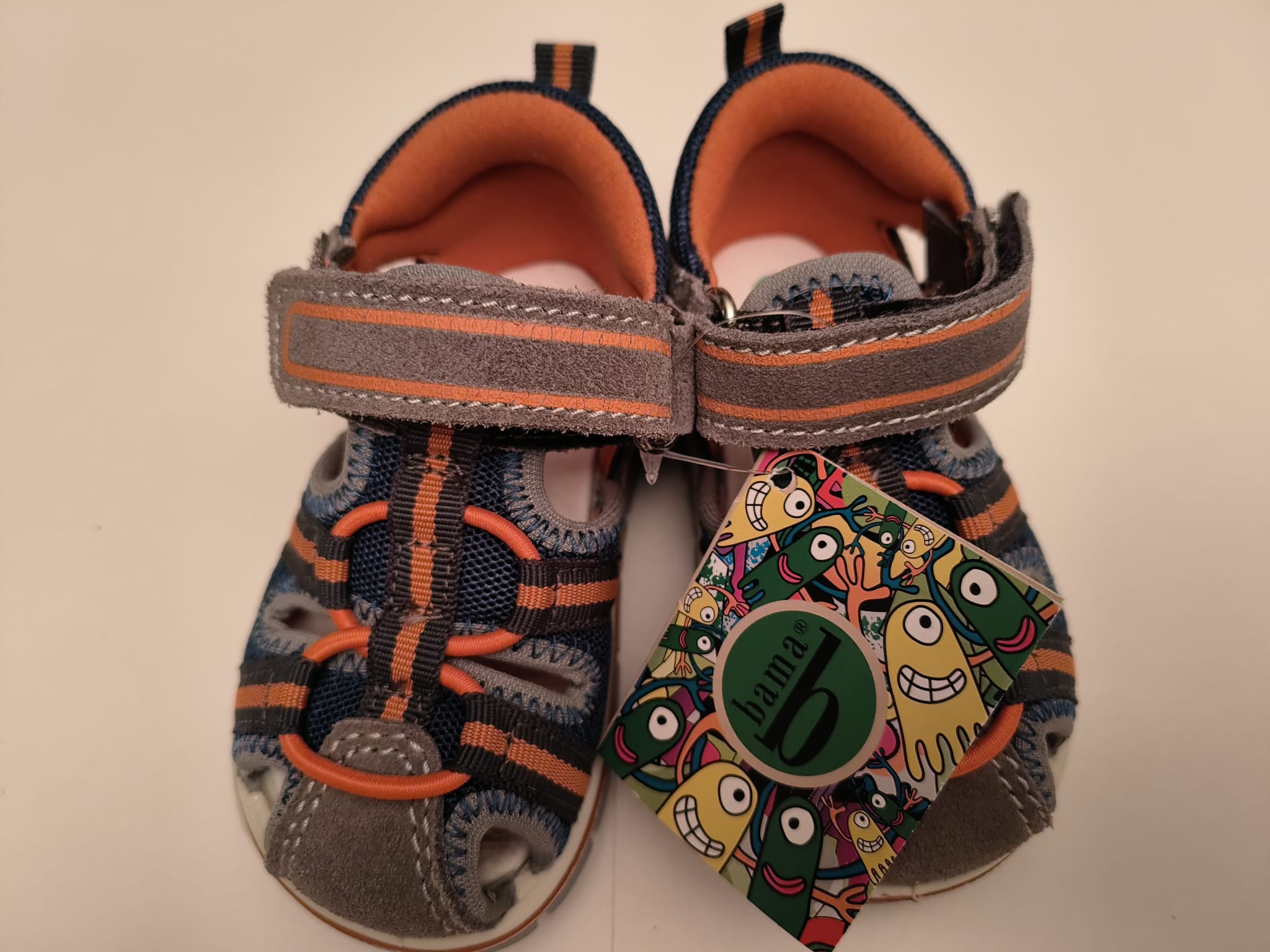 Bama Bama Baby Schuhe Blau Orange Grösse 20 (Restposten) Elektroniktrade Switzerland
