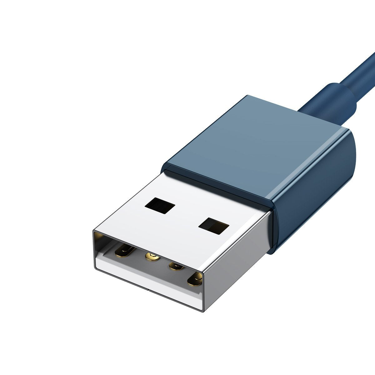 BASEUS USB-Kabel 3in1 Baseus Superior Serie, USB auf Micro USB / USB-C / Lightning, 3.5A, 1.5m (blau) elektroniktrade Switzerland