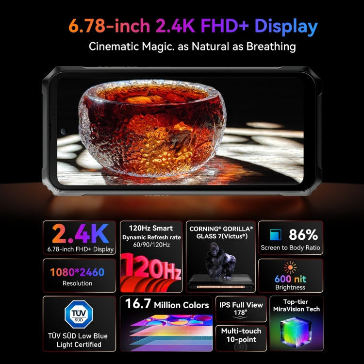 Blackview Blackview BL9000 Pro 5G, Wärmebildkamera, 12GB+512GB, IP68/IP69K/MIL-STD-810H, 6,78 Zoll Android 14 MediaTek Dimensity 8020 Octa Core, Netzwerk: 5G, NFC, OTG, BL9000 Pro 5G 12GB+512GB Elektroniktrade Switzerland