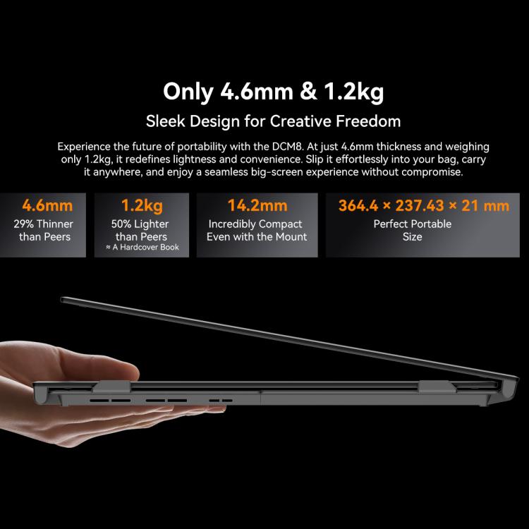 Blackview Blackview DCM8 15.3 inch Dual Display Portable Laptop LCD Monitors Screen Extender with Stand, DCM8 elektroniktrade Switzerland